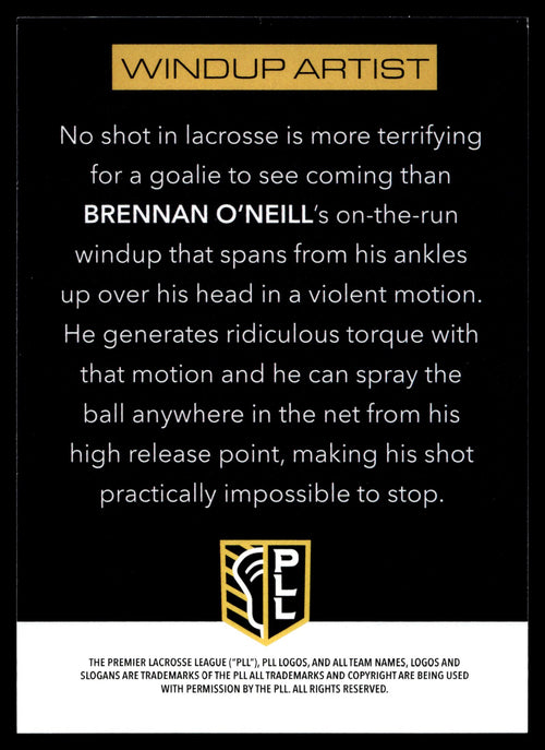 Brennan O'Neill 2025 PLL Flagship Denver Outlaws Prototypes