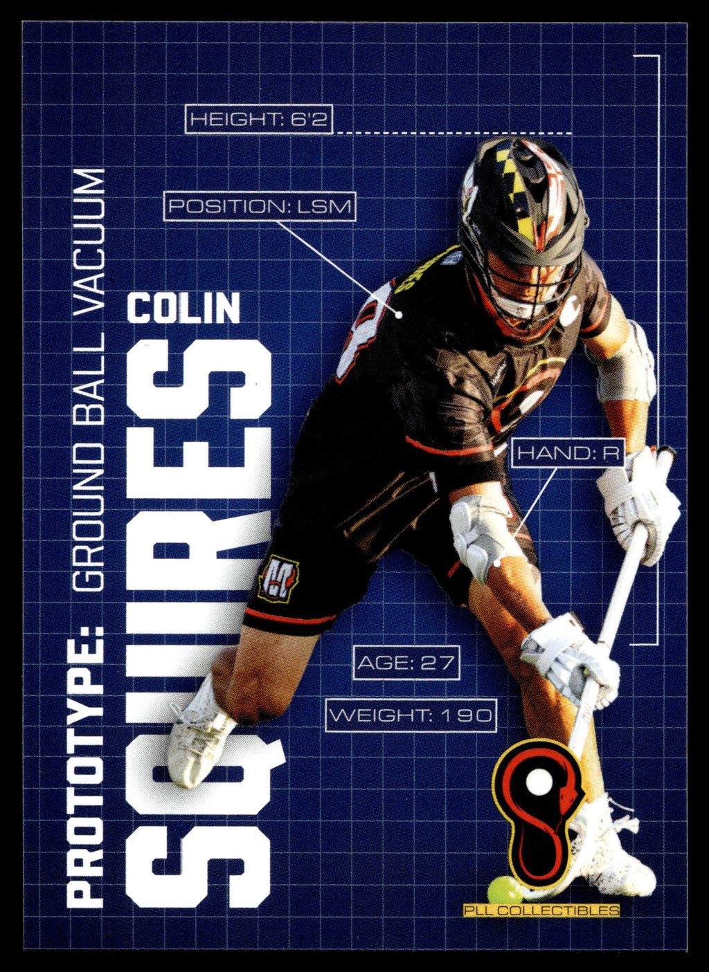 Colin Squires 2025 PLL Flagship Maryland Whipsnakes Prototypes