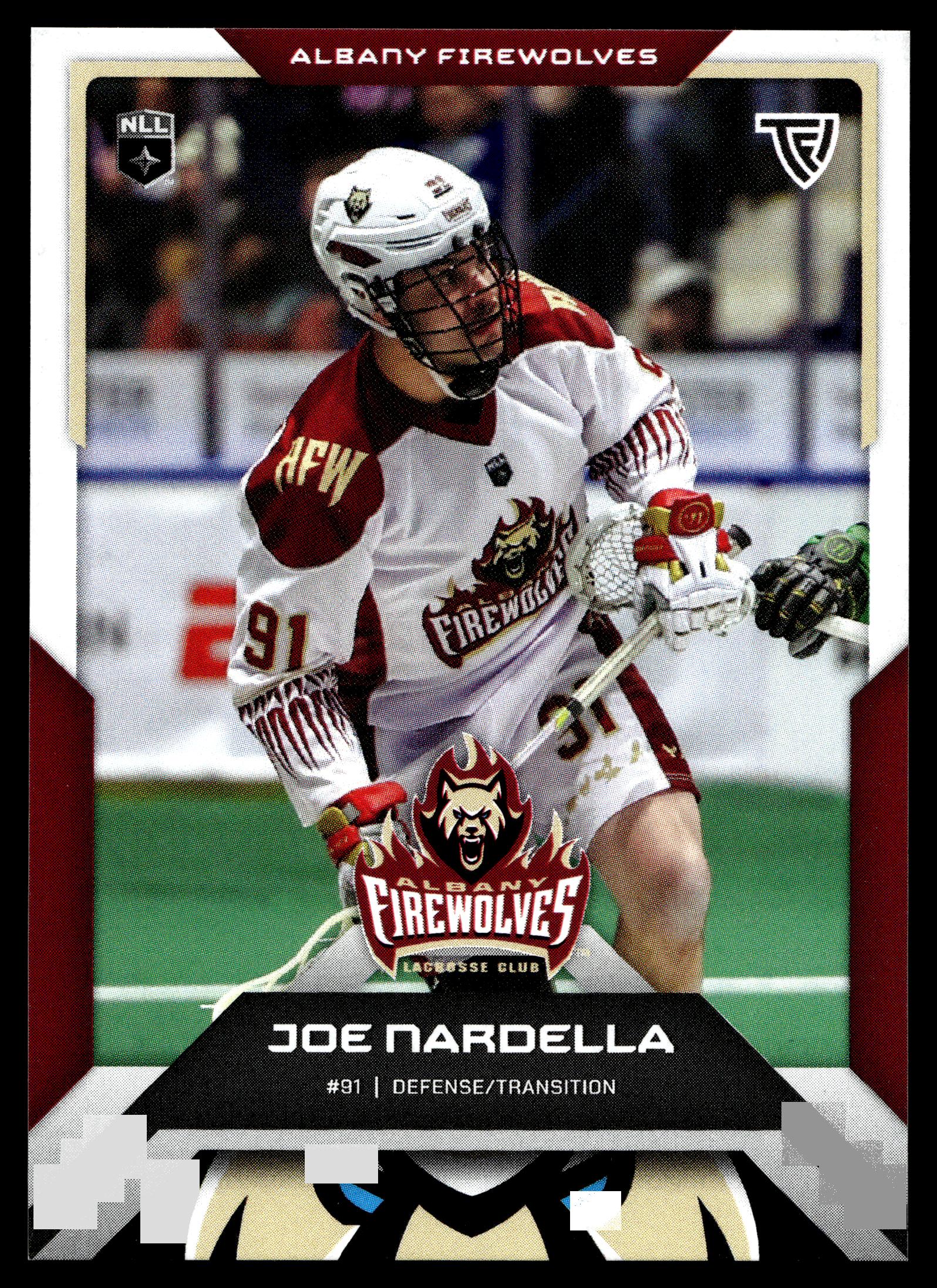 Joe Nardella 2025 TFL Sports NLL Albany Firewolves Color Match #9