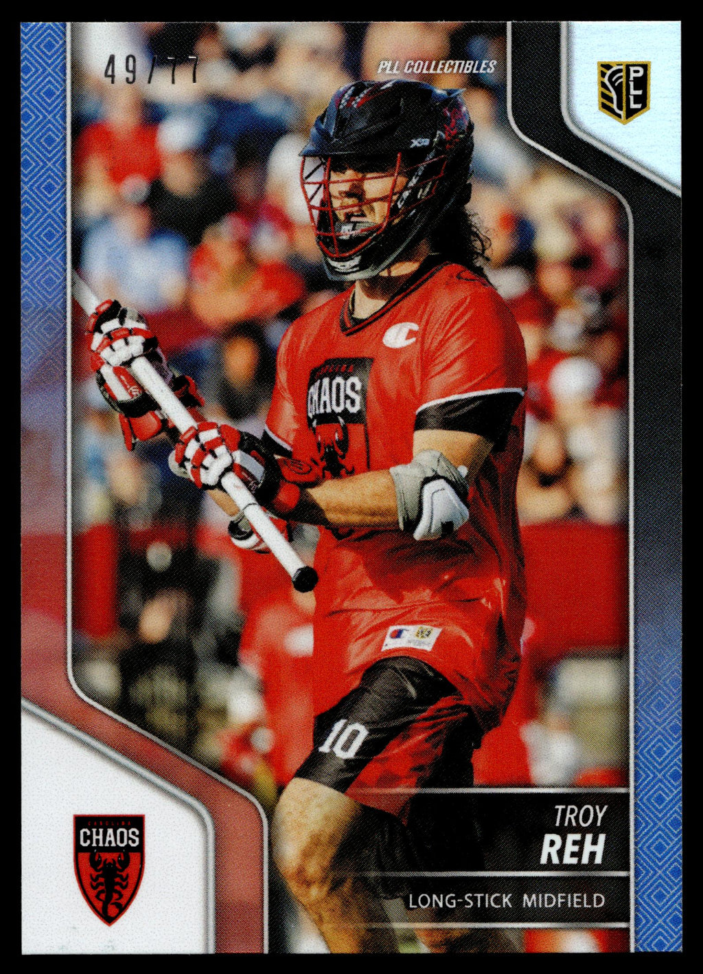 Troy Reh 2024 PLL Release Carolina Chaos Blue 49/77 #82