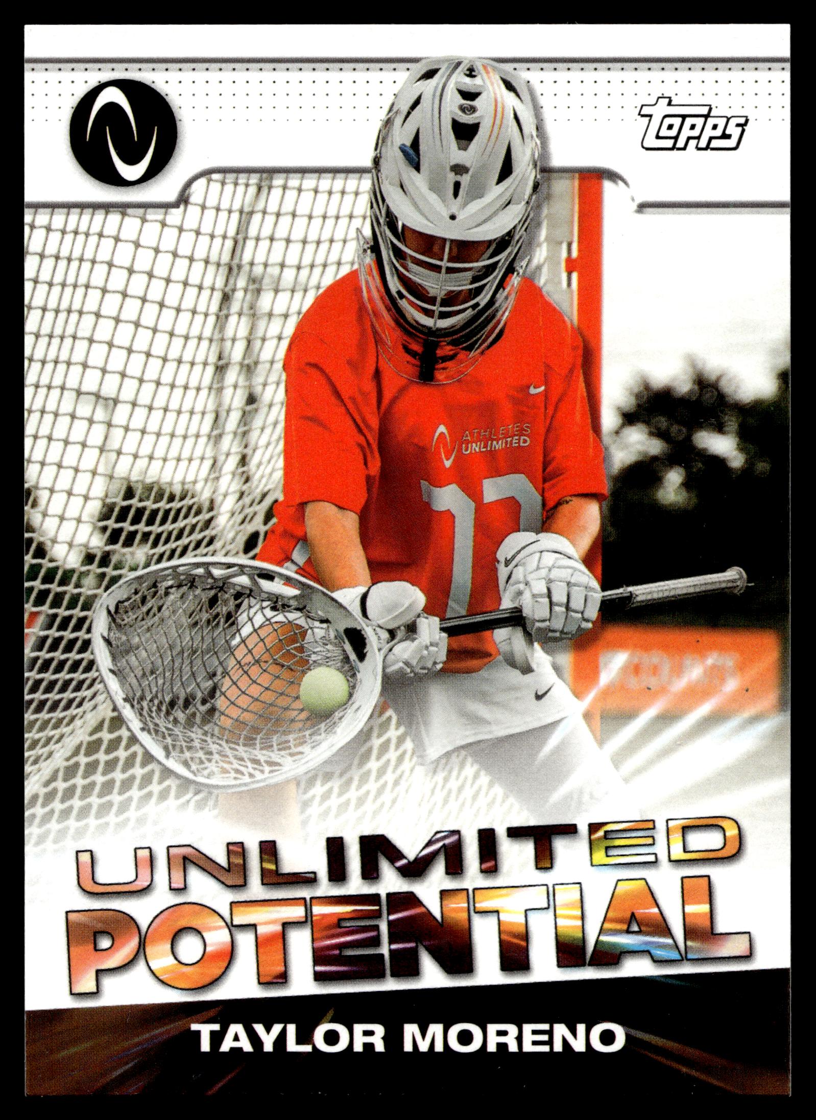 Taylor Moreno 2023 Topps Athletes Unlimited Lacrosse Unlimited Potential #UP-2