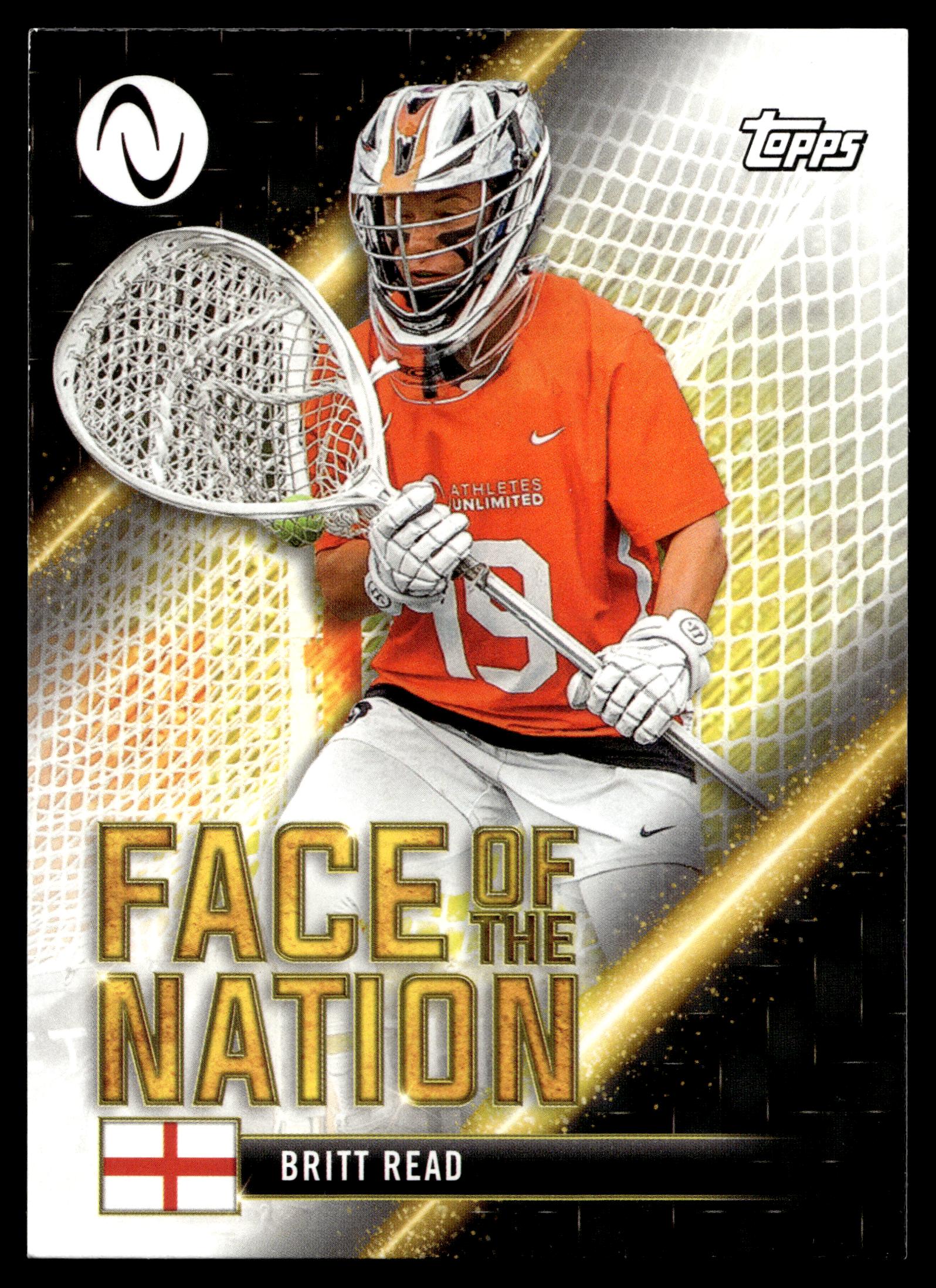 Britt Read 2022 Topps Athletes Unlimited Face of the Nation #FN-11