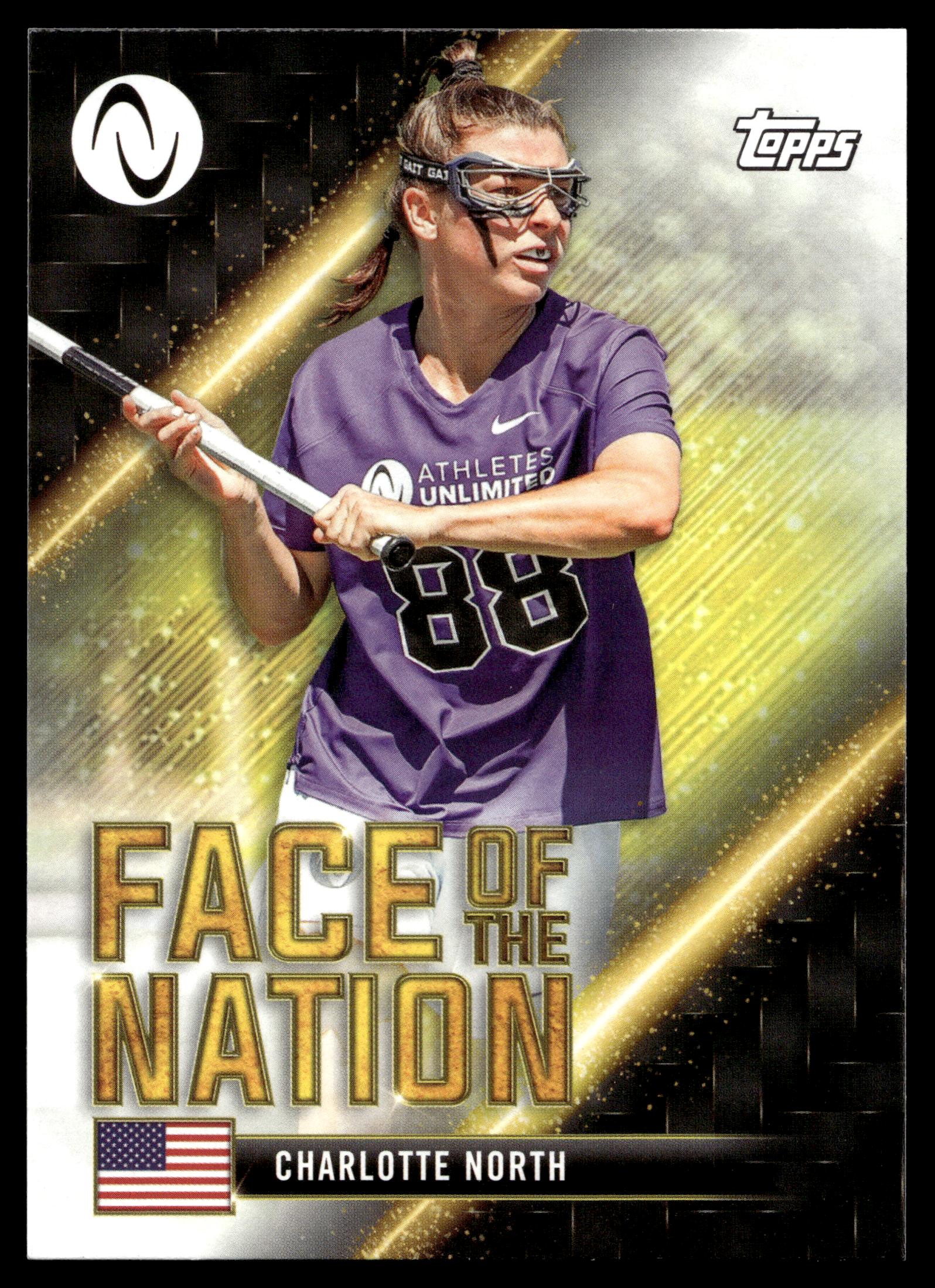 Charlotte North 2022 Topps Athletes Unlimited Face of the Nation #FN-19