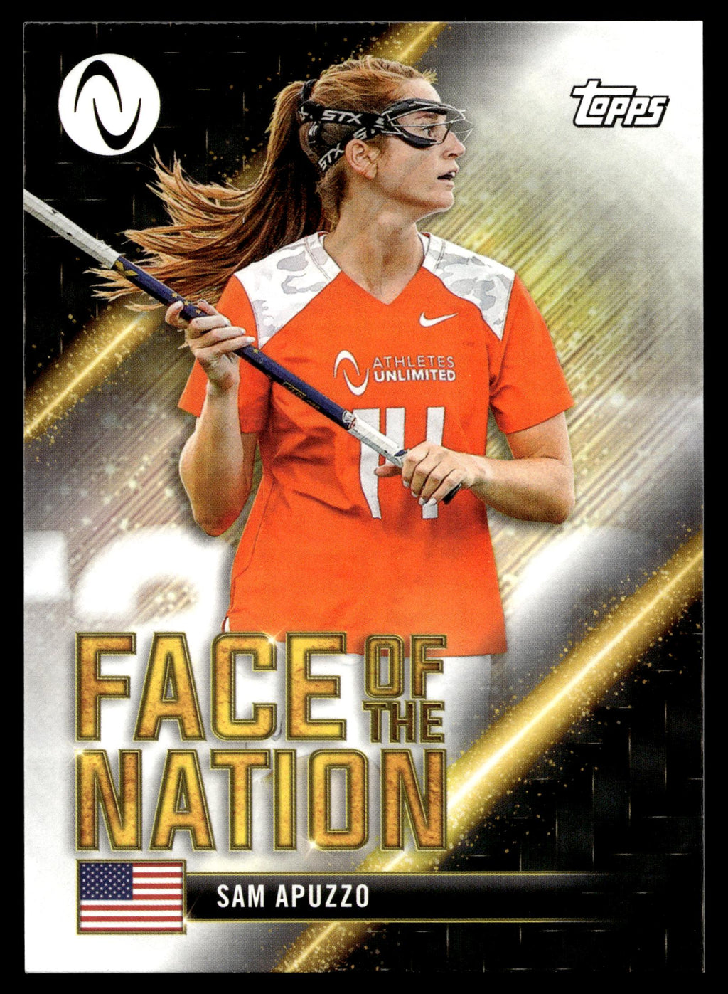 Sam Apuzzo 2022 Topps Athletes Unlimited Face of the Nation #FN-20