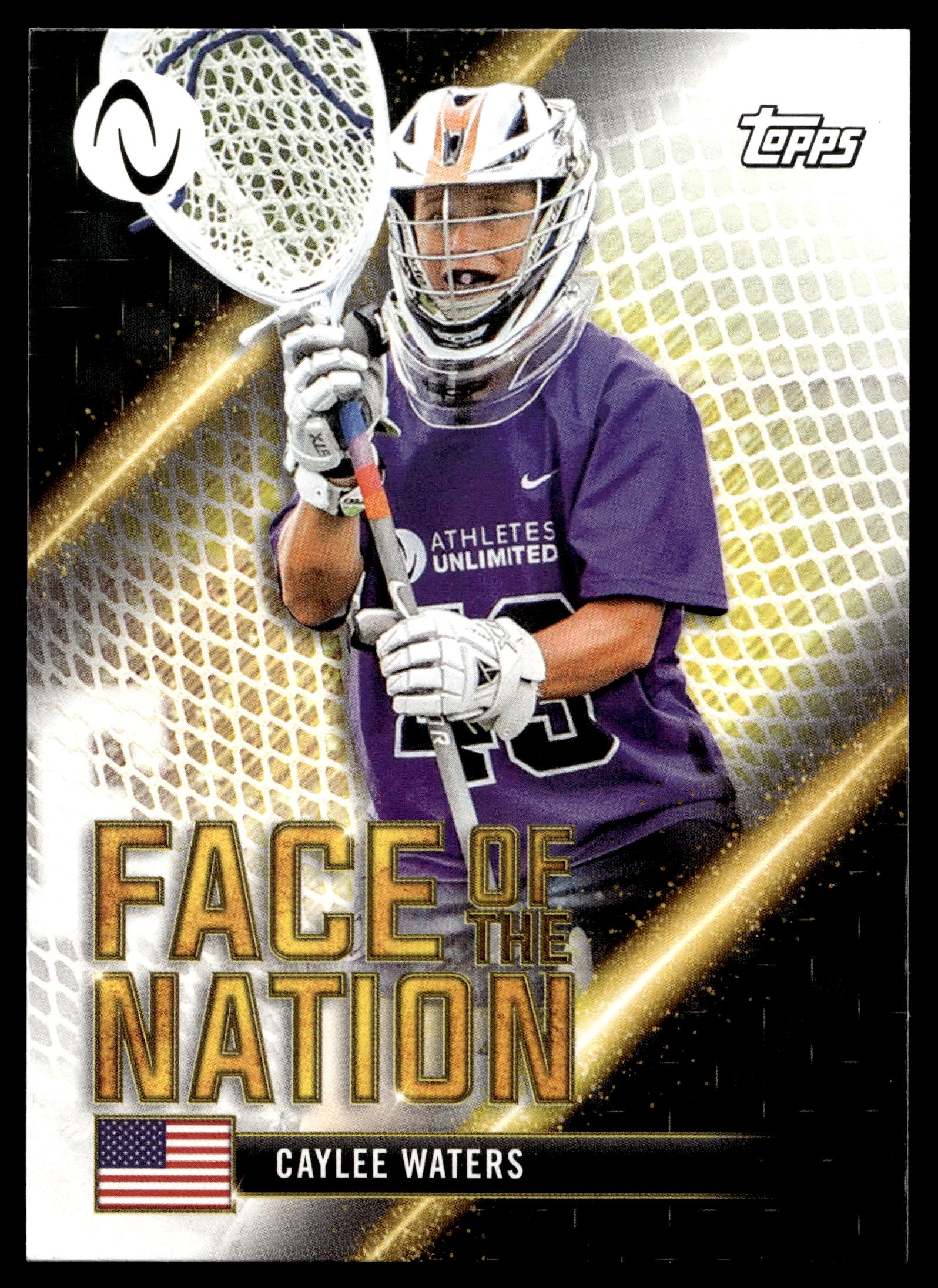 Caylee Waters 2022 Topps Athletes Unlimited Face of the Nation #FN-23