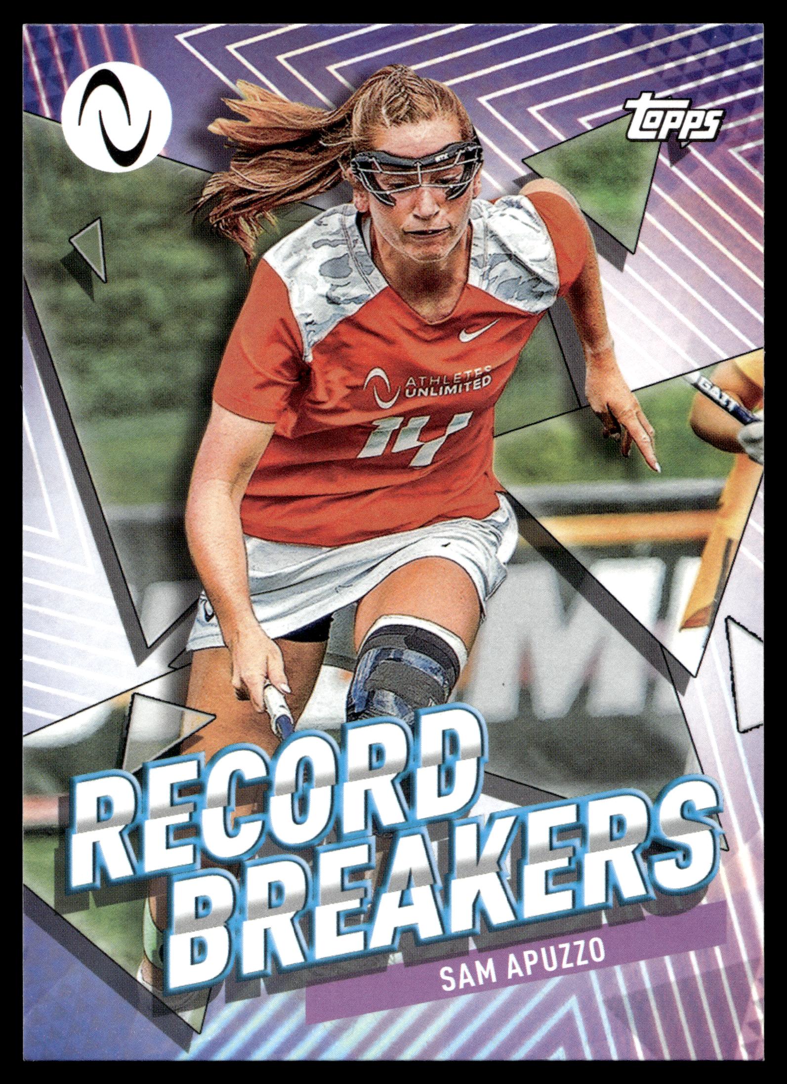 Sam Apuzzo 2022 Topps Athletes Unlimited Record Breakers #RB-4