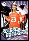 Caroline Wakefield 2022 Topps Athletes Unlimited Record Breakers #RB-14