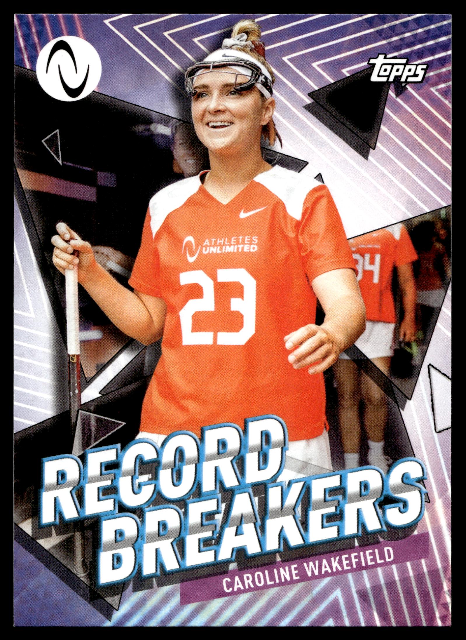 Caroline Wakefield 2022 Topps Athletes Unlimited Record Breakers #RB-14