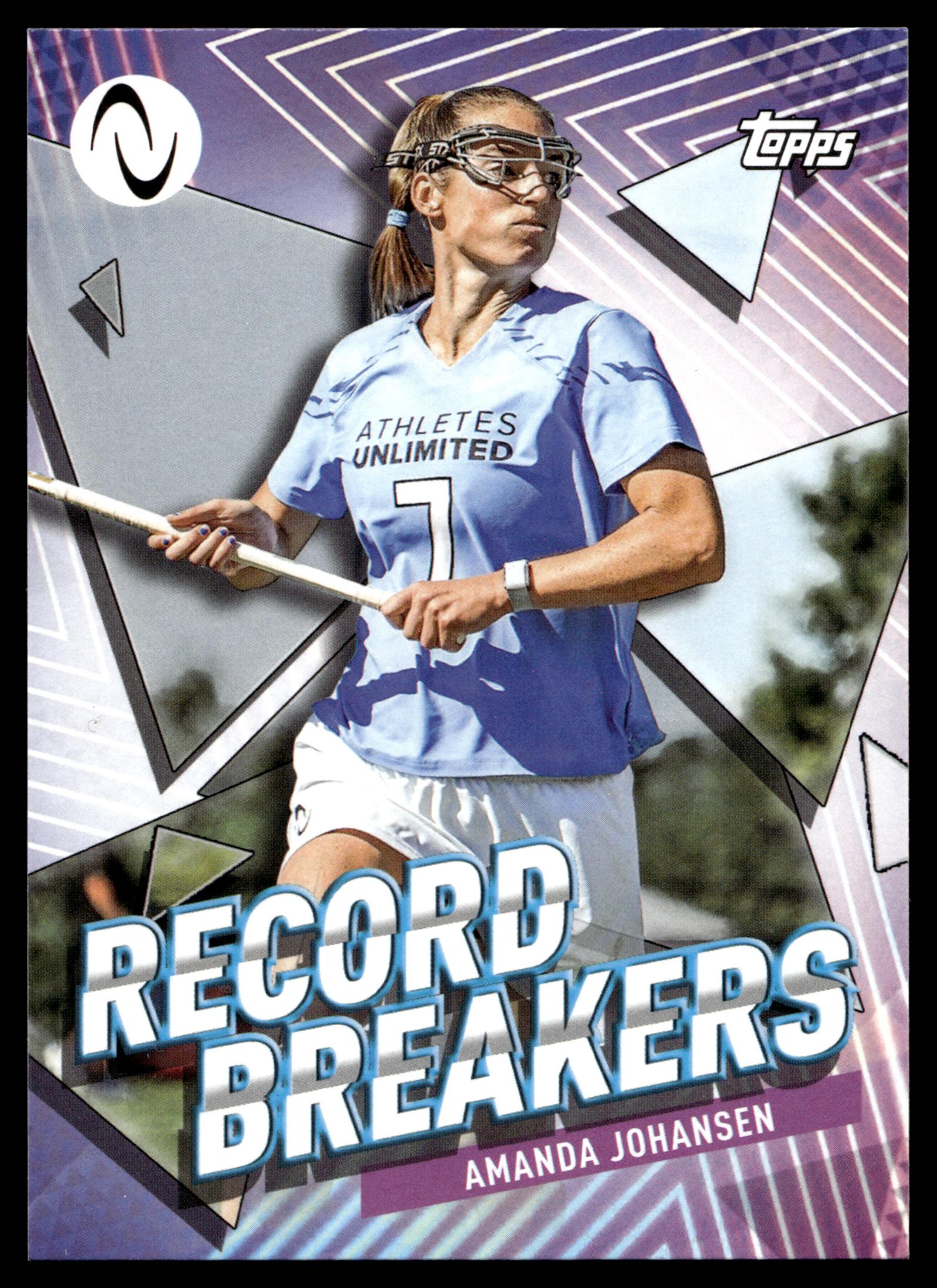 Amanda Johansen 2022 Topps Athletes Unlimited Record Breakers #RB-18