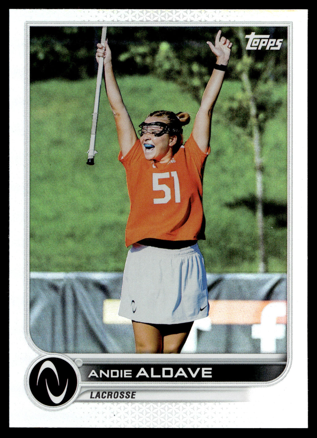 Andie Aldave 2022 Topps Athletes Unlimited Rainbow Foil #180