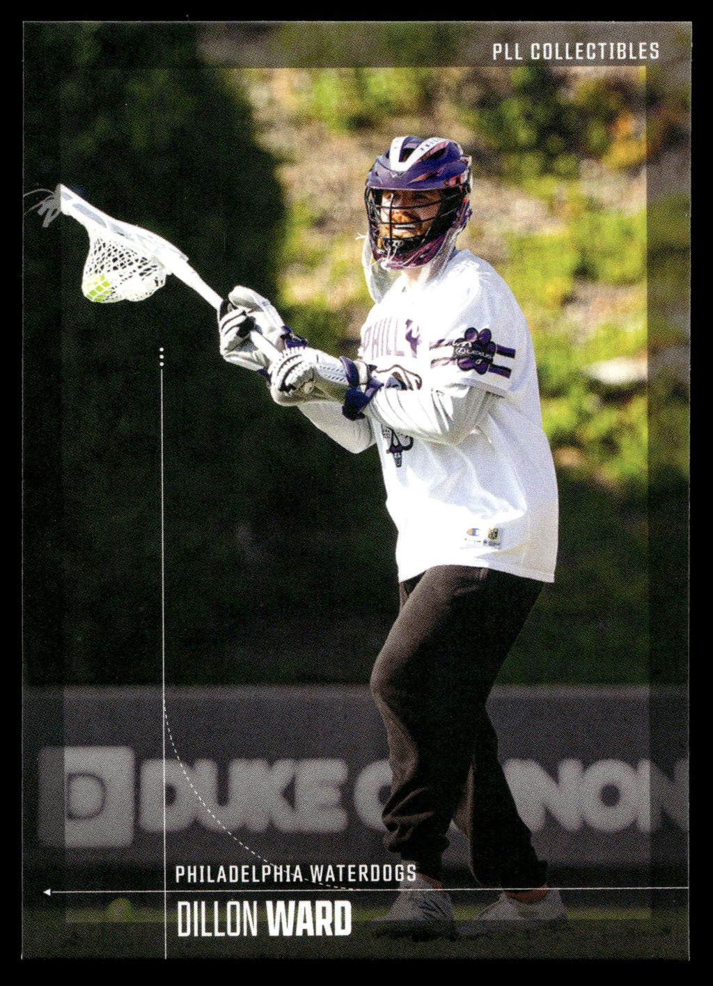 Dillon Ward 2026 PLL Fieldside II Philadelphia Waterdogs Matte Finish #53