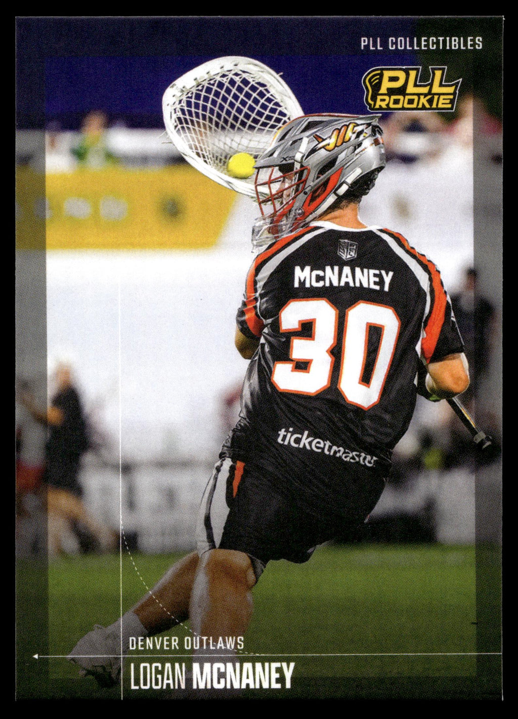 Logan McNaney 2026 PLL Fieldside II Denver Outlaws Matte Finish #61