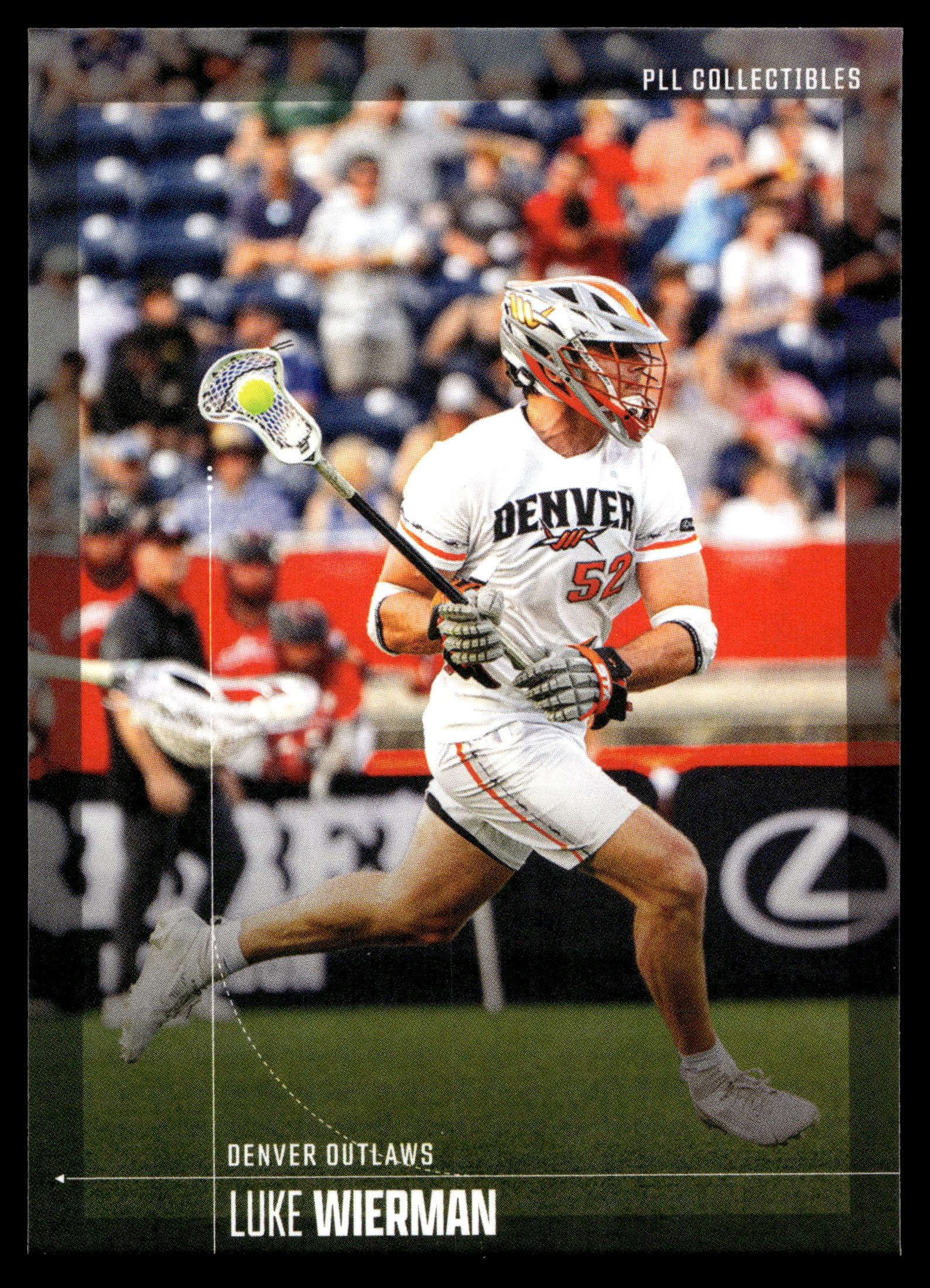 Luke Wierman 2026 PLL Fieldside II Denver Outlaws Matte Finish #91