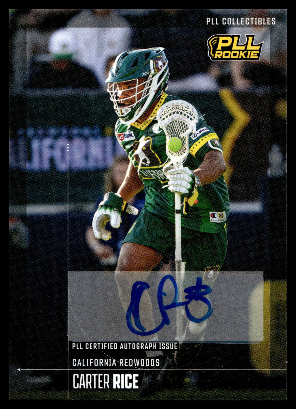 Carter Rice 2026 PLL Fieldside II California Redwoods Base Auto #11