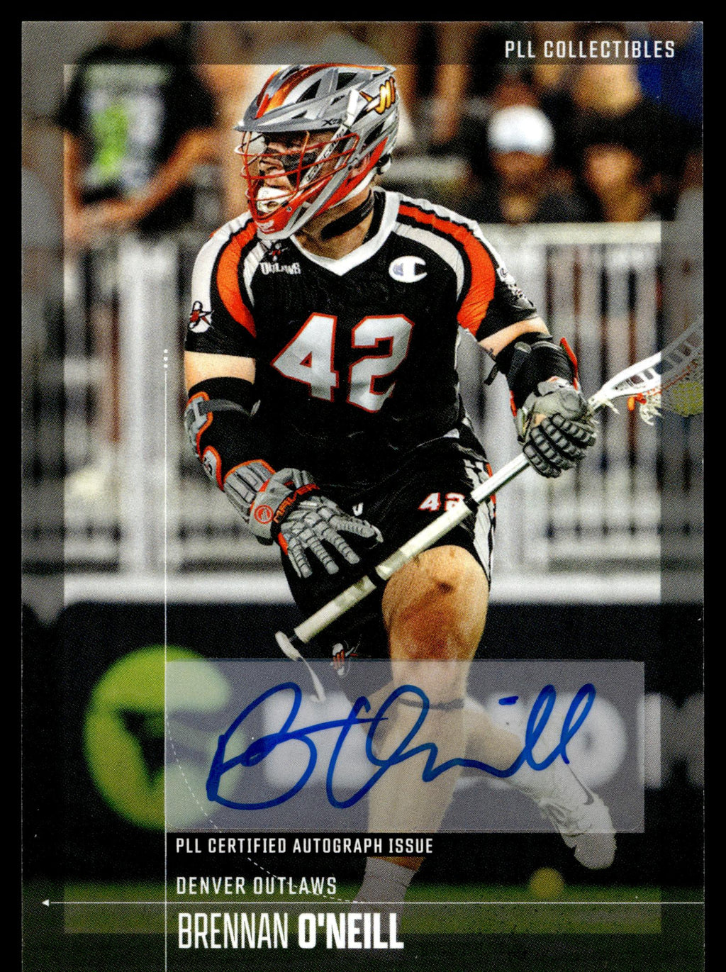 Brennan O'Neill 2026 PLL Fieldside II Denver Outlaws Base Auto #44