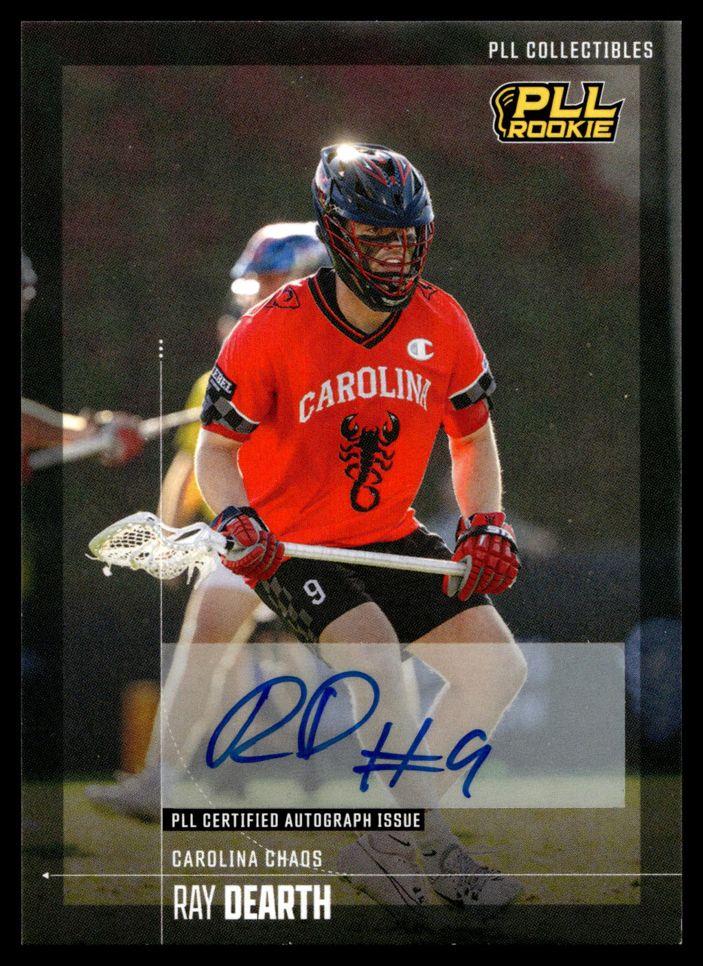 Ray Dearth 2026 PLL Fieldside II Carolina Chaos Base Auto #83