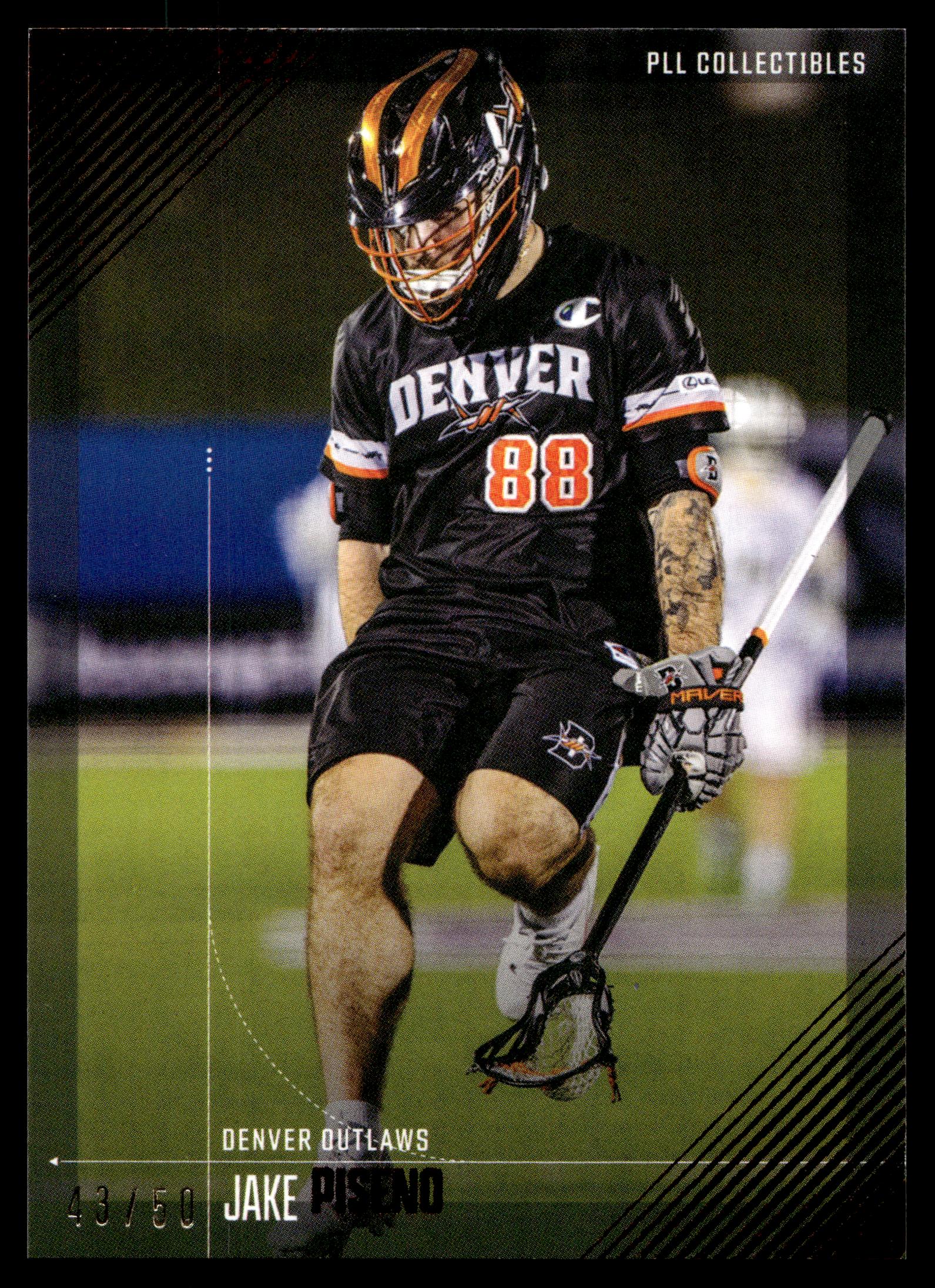 Jake Piseno 2026 PLL Fieldside II Denver Outlaws Orange 43/50 #09