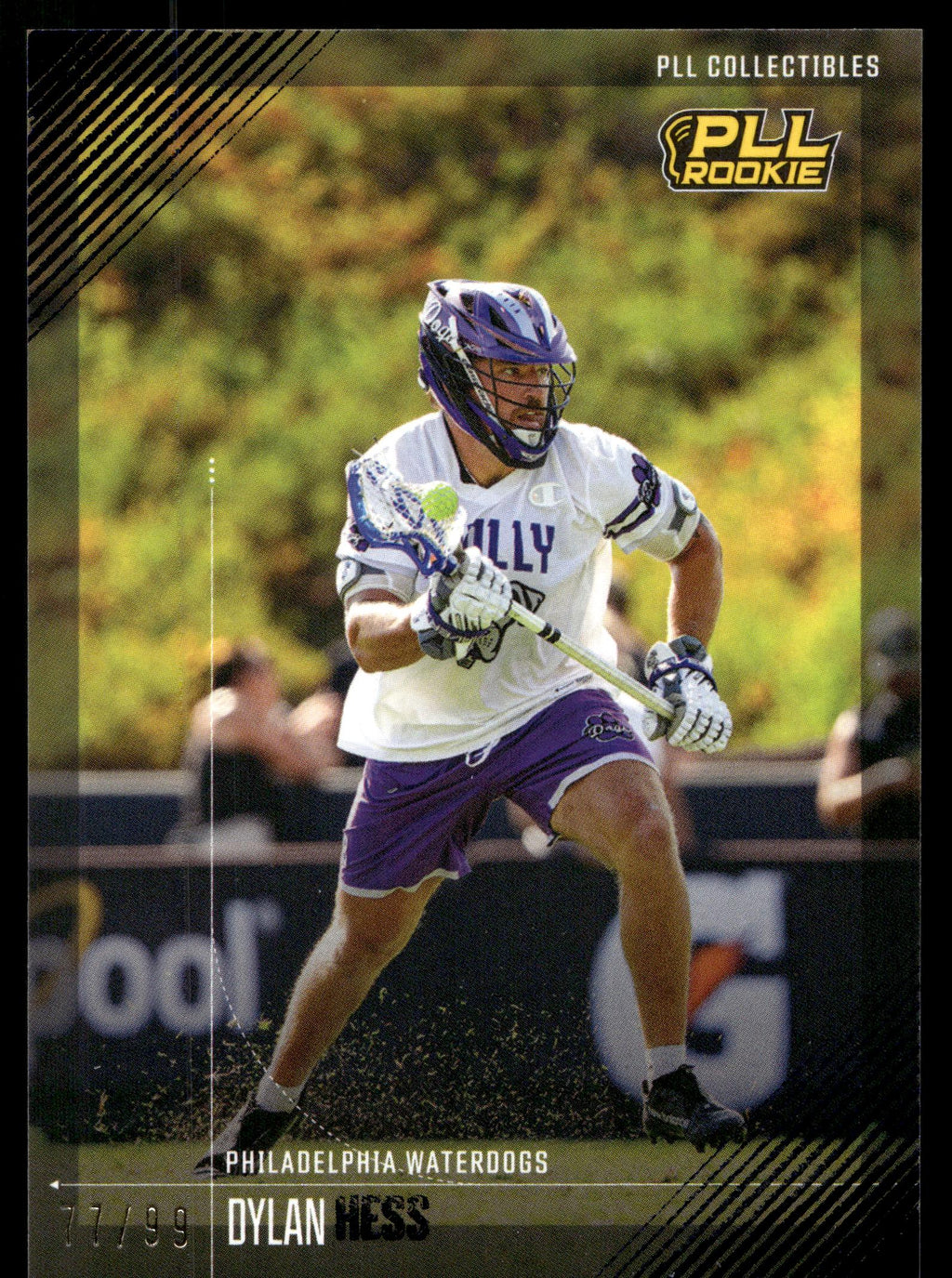 Dylan Hess 2026 PLL Fieldside II Philadelphia Waterdogs Blue 77/99 #32