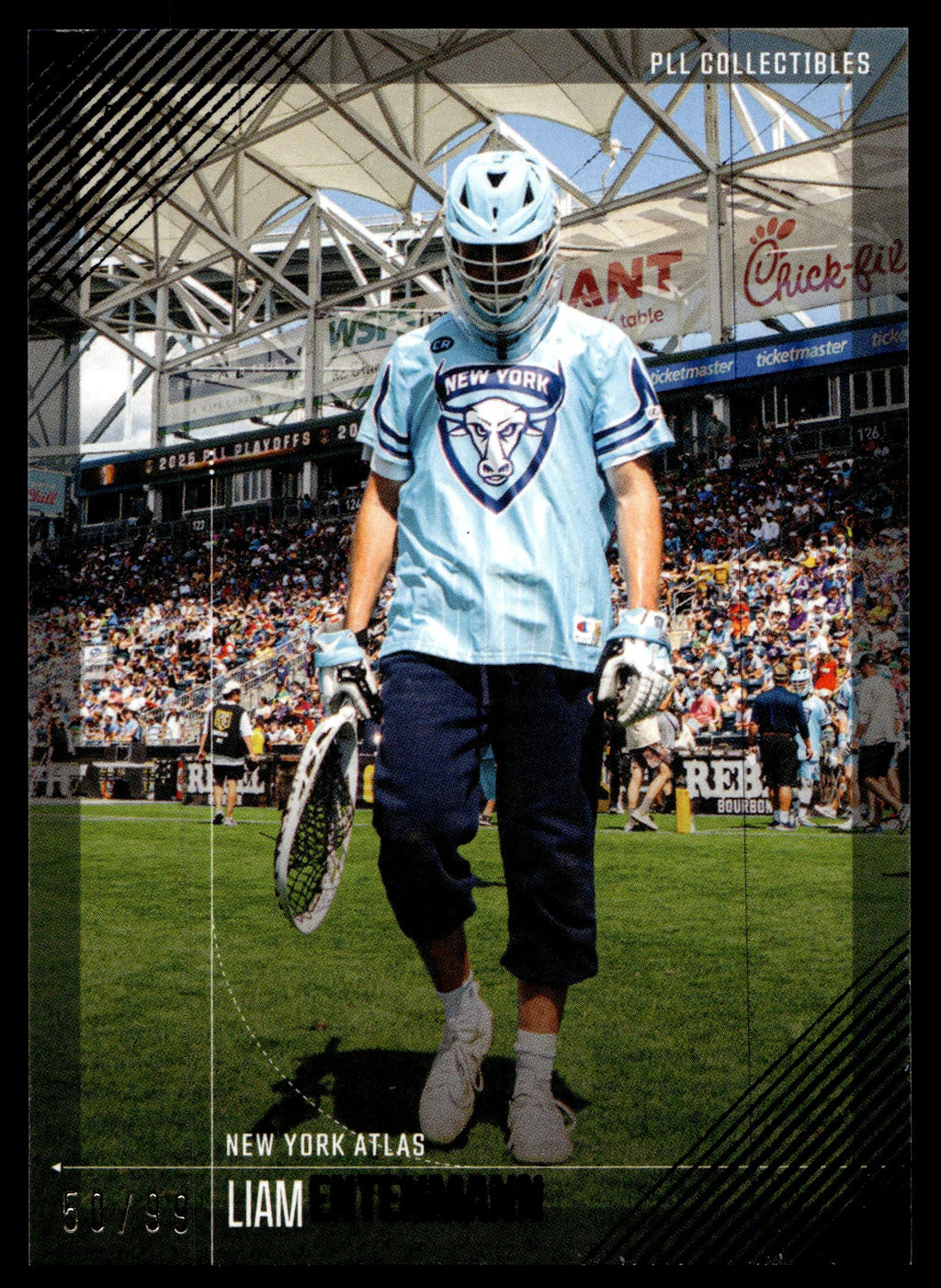 Liam Entenmann 2026 PLL Fieldside II New York Atlas Blue 50/99 #51