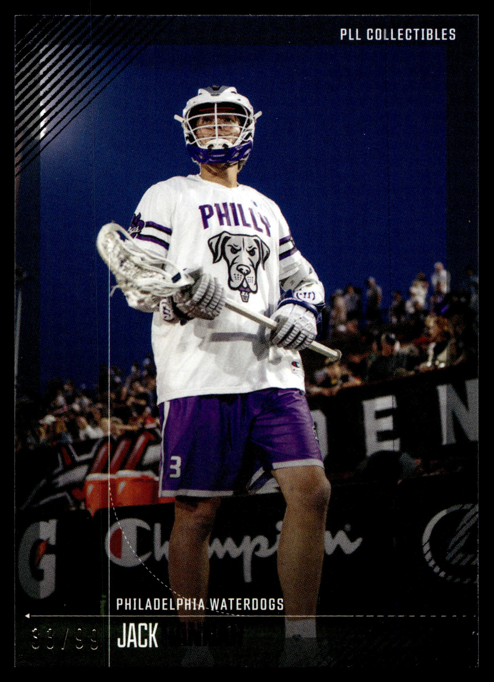 Jack Hannah 2026 PLL Fieldside II Philadelphia Waterdogs Blue 33/99 #58