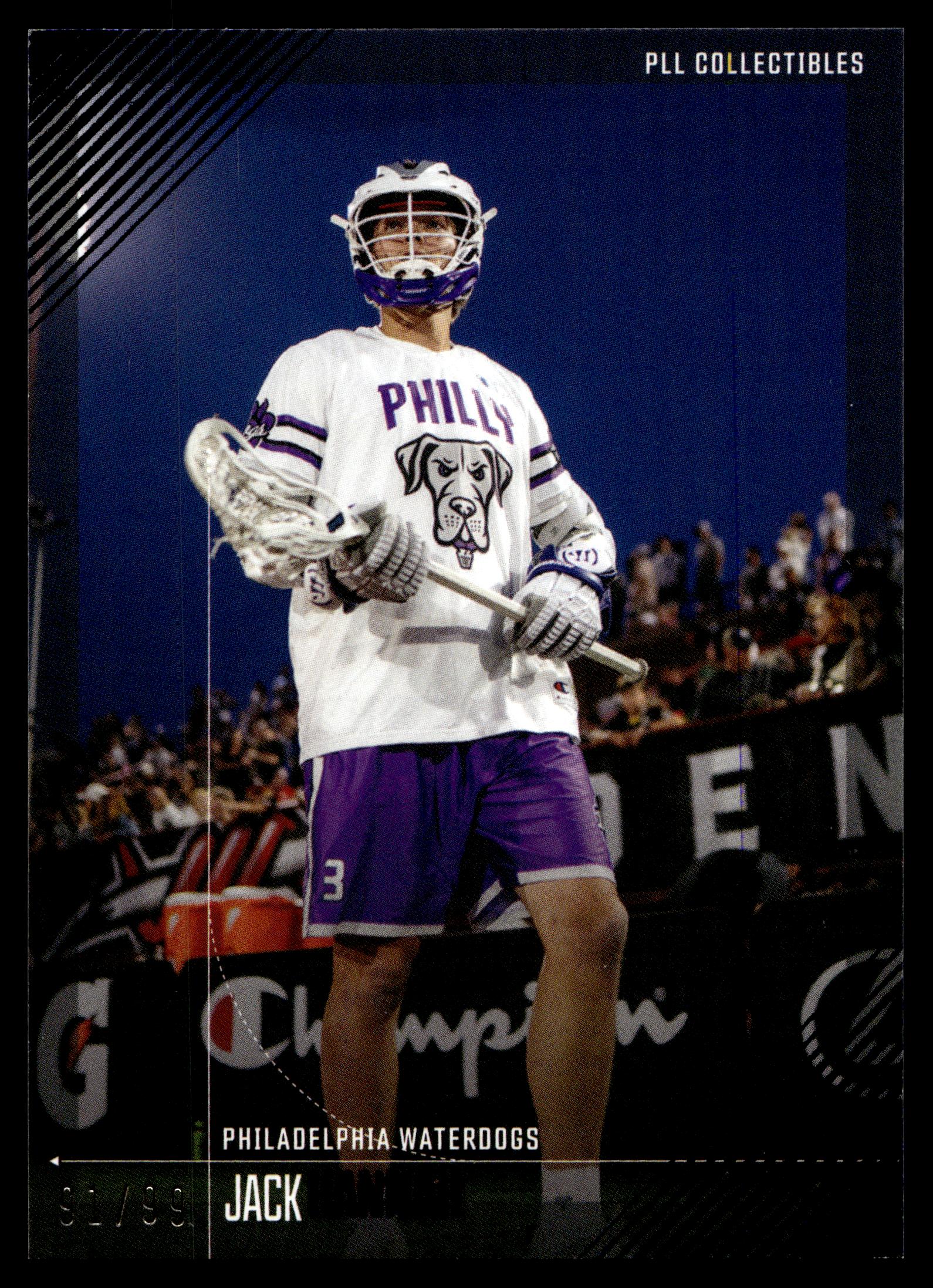 Jack Hannah 2026 PLL Fieldside II Philadelphia Waterdogs Blue 91/99 #58