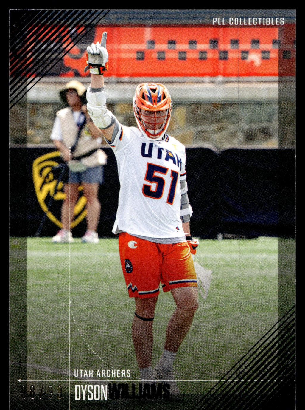 Dyson Williams 2026 PLL Fieldside II Utah Archers Blue 98/99 #81