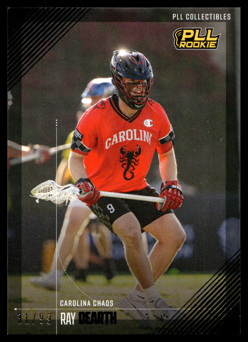 Ray Dearth 2026 PLL Fieldside II Carolina Chaos Blue 31/99 #83