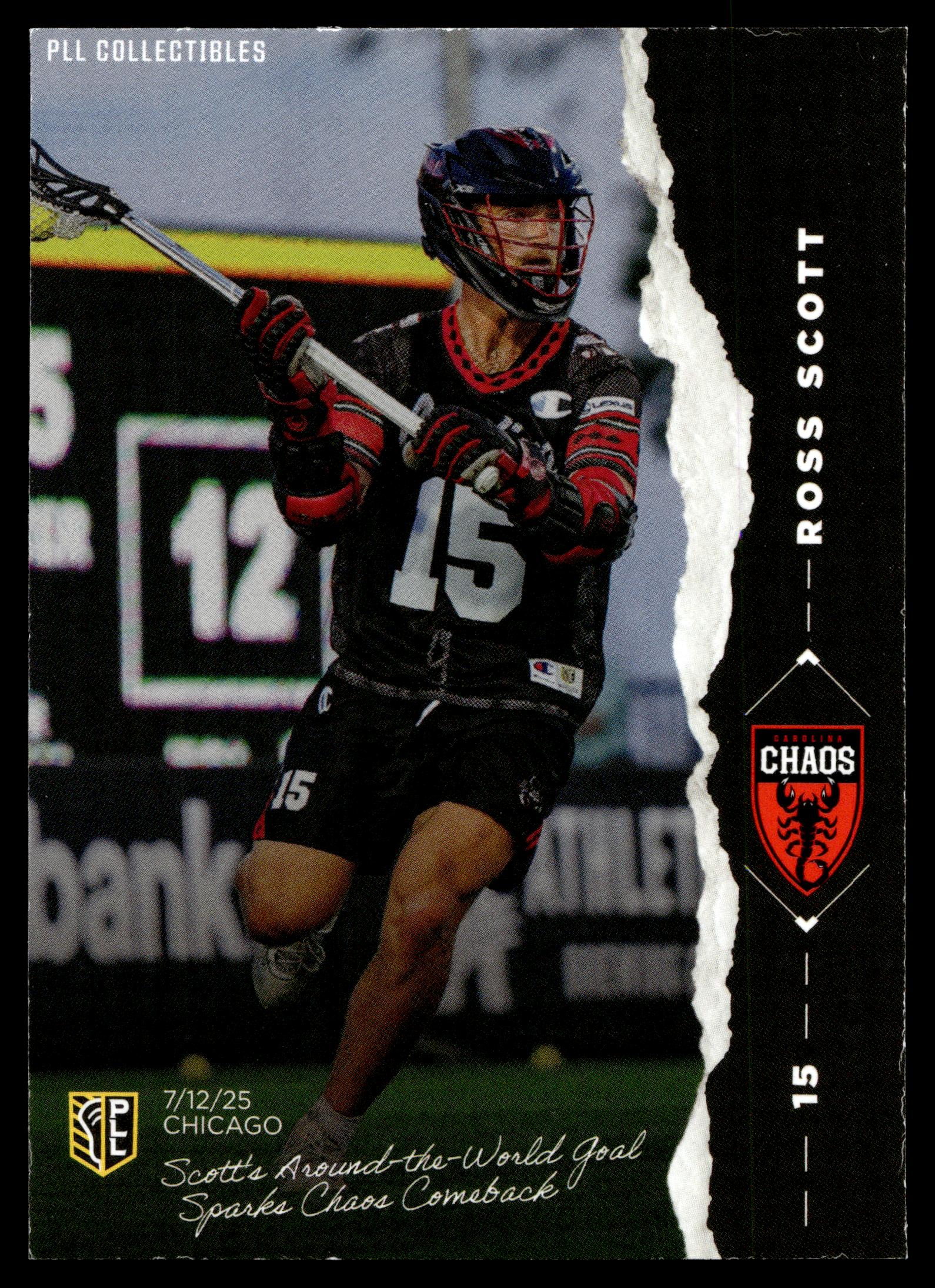 Ross Scott 2026 PLL Fieldside II Carolina Chaos The Moment #TM-7