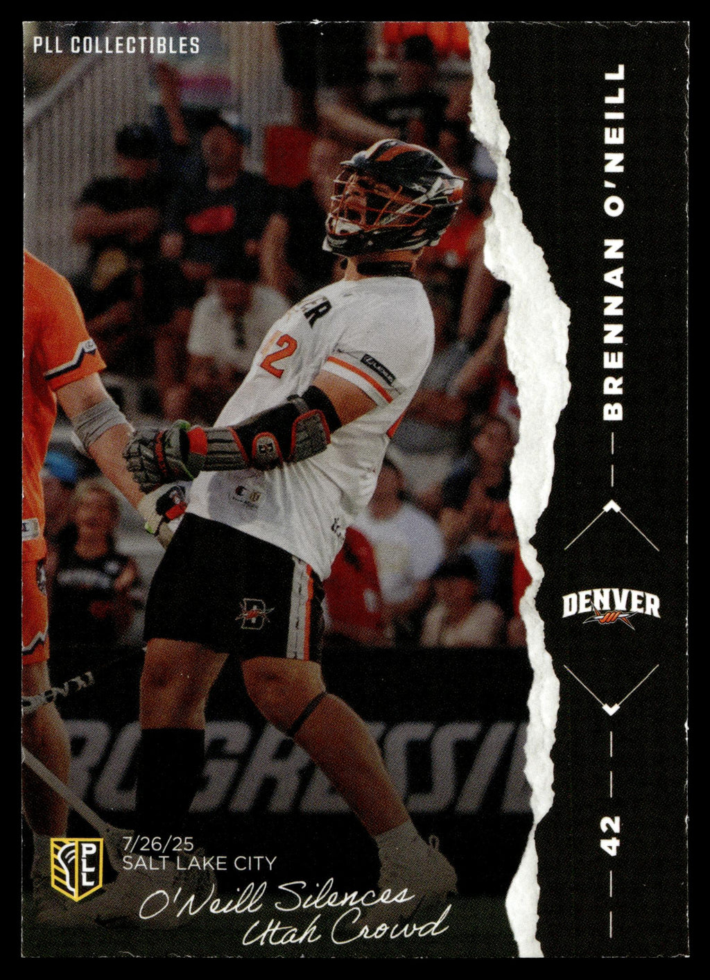 Brennan O'Neill 2026 PLL Fieldside II Denver Outlaws The Moment #TM-9