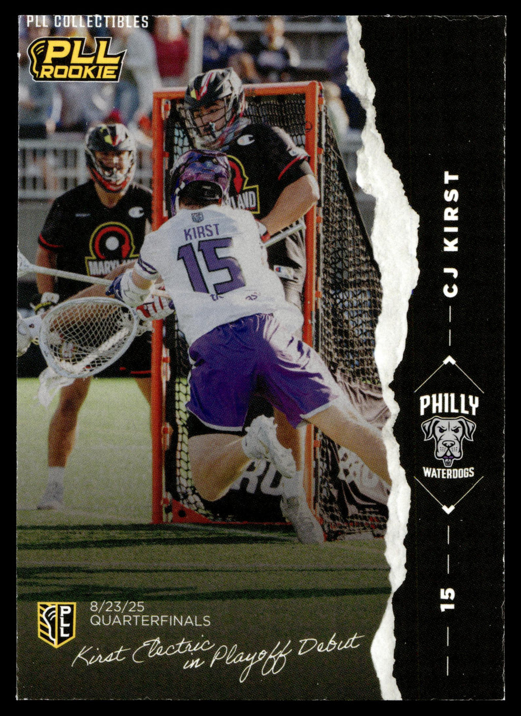 CJ Kirst 2026 PLL Fieldside II Philadelphia Waterdogs The Moment #TM-12