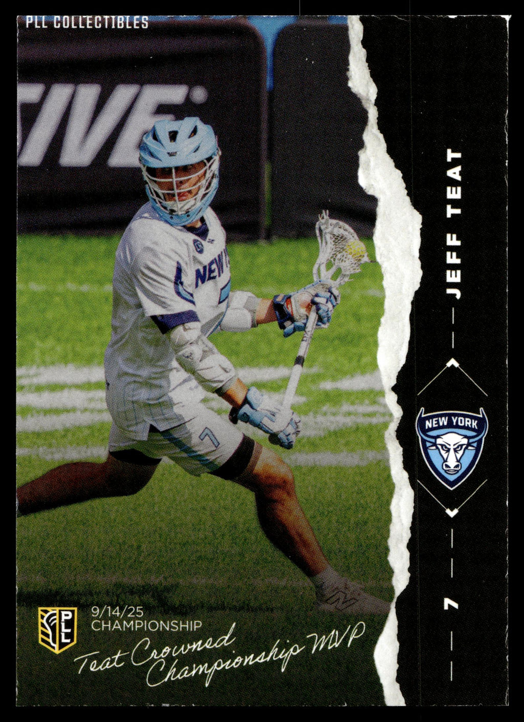 Jeff Teat 2026 PLL Fieldside II NewYork Atlas The Moment #TM-14