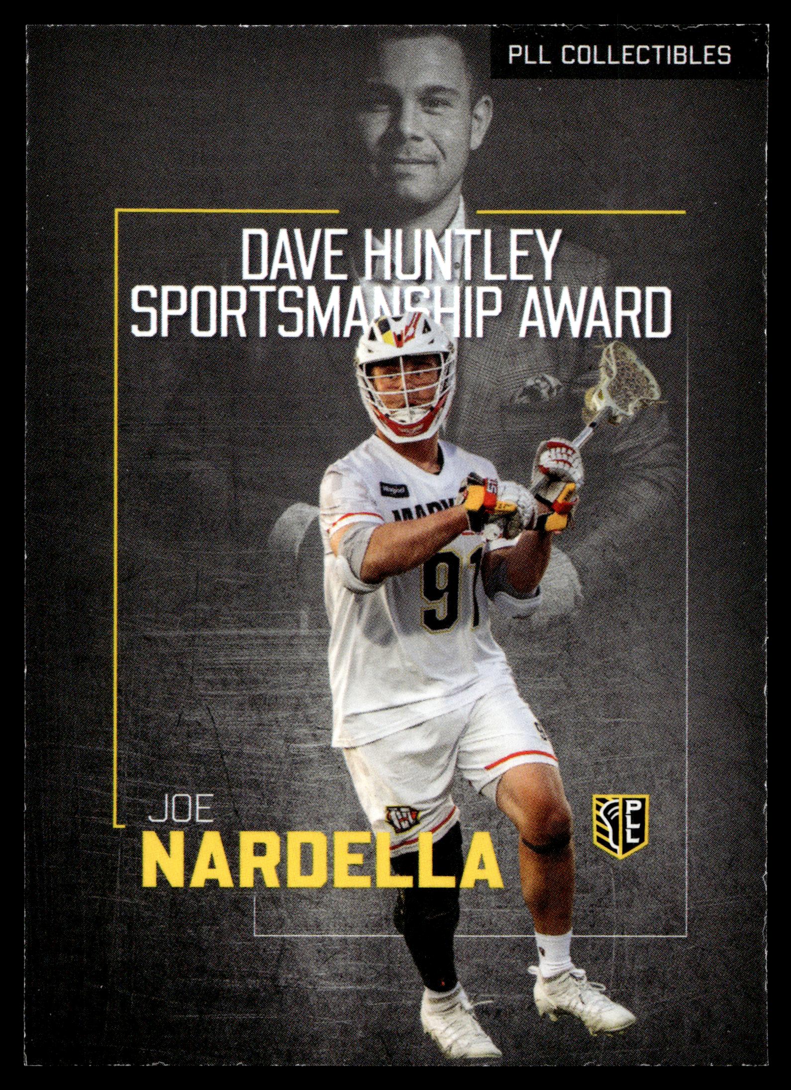Joe Nardella 2026 PLL Fieldside II Maryland Whipsnakes Award Winners #AW-12
