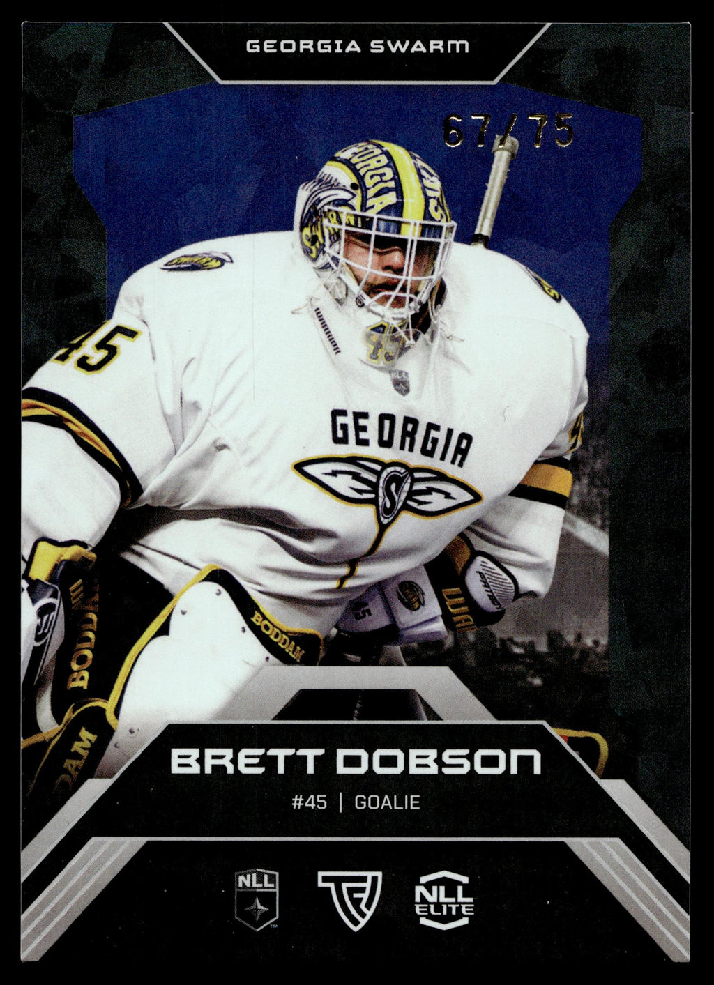 Brett Dobson 2026 TFL NLL ELITE Georgia Swarm Home Floor 67/75 #E4