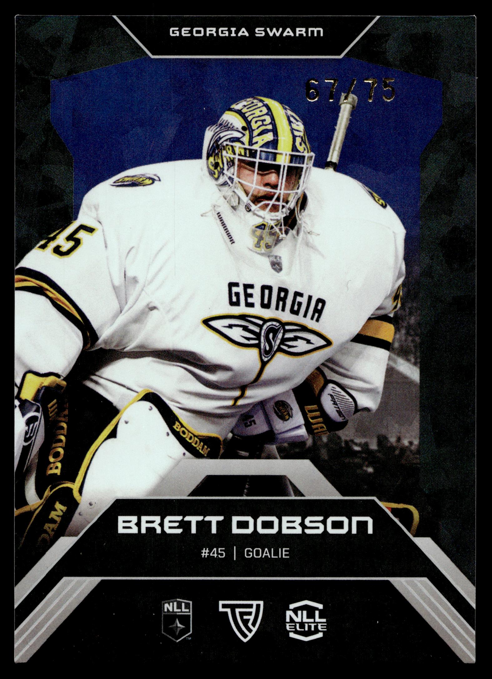 Brett Dobson 2026 TFL NLL ELITE Georgia Swarm Home Floor 67/75 #E4