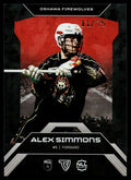 Alex Simmons 2026 TFL NLL ELITE Oshawa Firewolves Home Floor 11/75 #E7