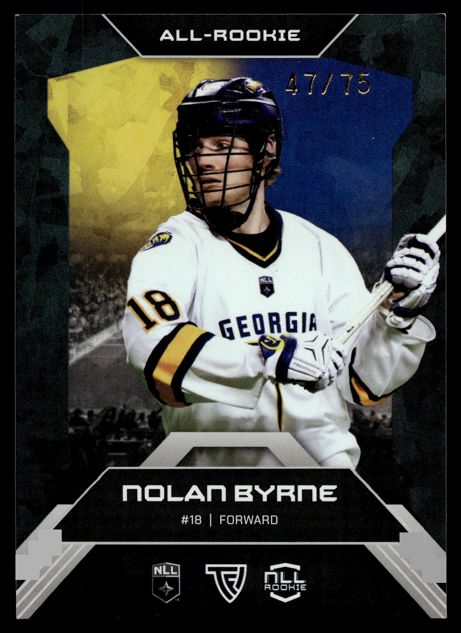 Nolan Byrne 2026 TFL NLL ELITE Georgia Swarm Home Floor 47/75 #E48