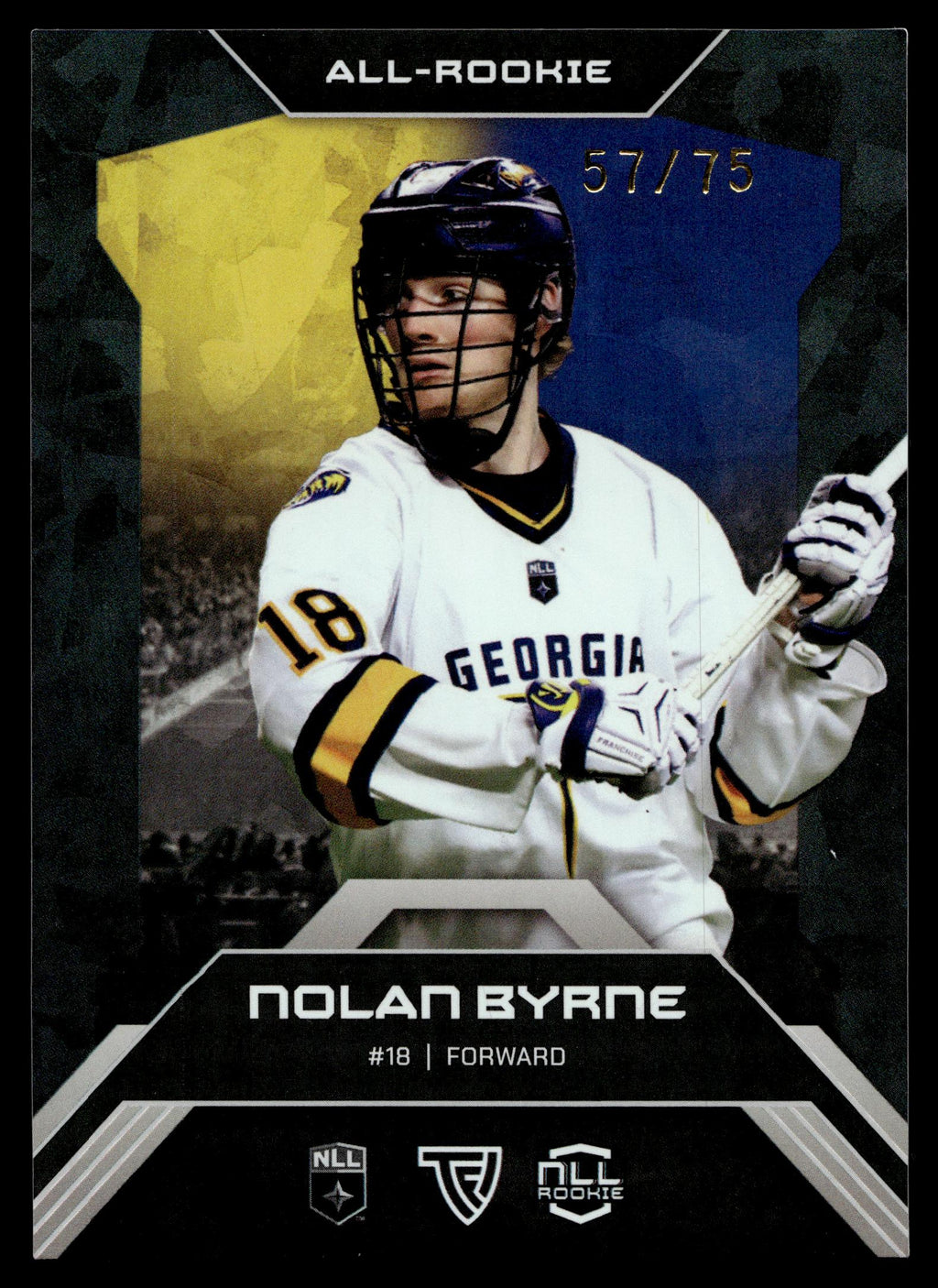 Nolan Byrne 2026 TFL NLL ELITE Georgia Swarm Home Floor 57/75 #E48