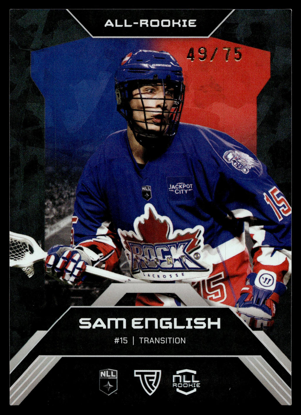 Sam English 2026 TFL NLL ELITE Toronto Rock Home Floor 49/75 #E49