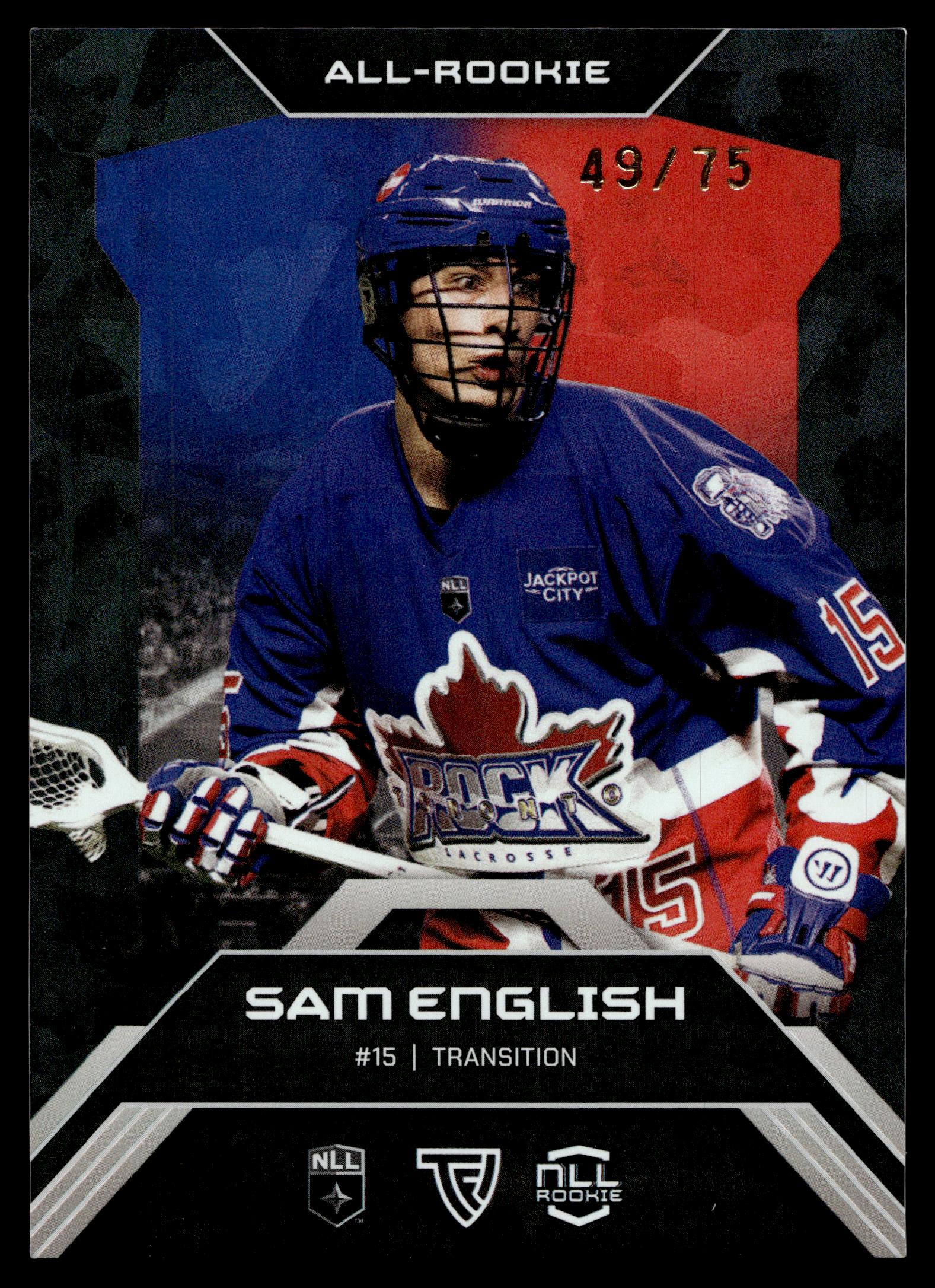 Sam English 2026 TFL NLL ELITE Toronto Rock Home Floor 49/75 #E49