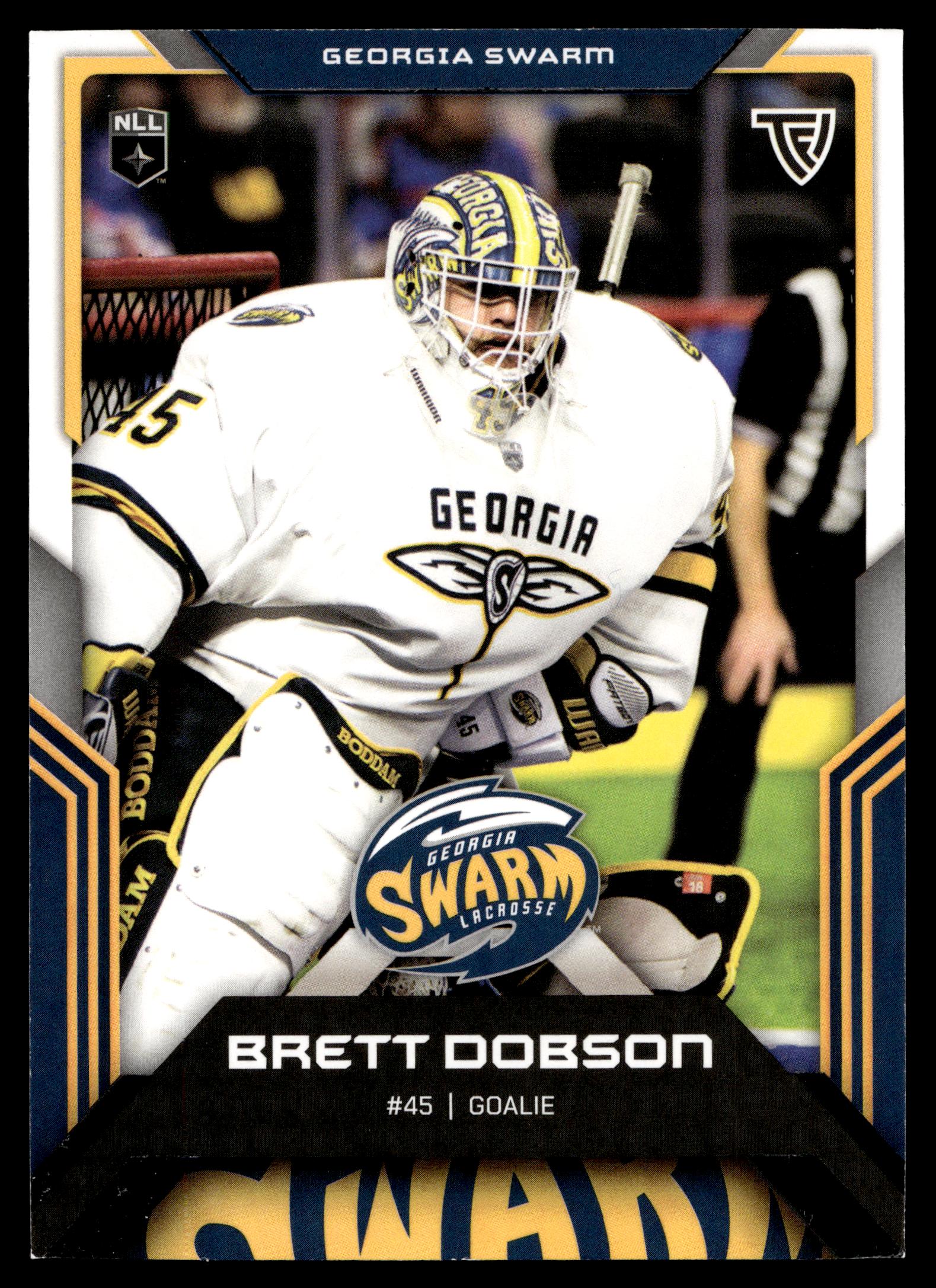 Brett Dobson 2026 TFL NLL Elite Georgia Swarm Color Match #E4