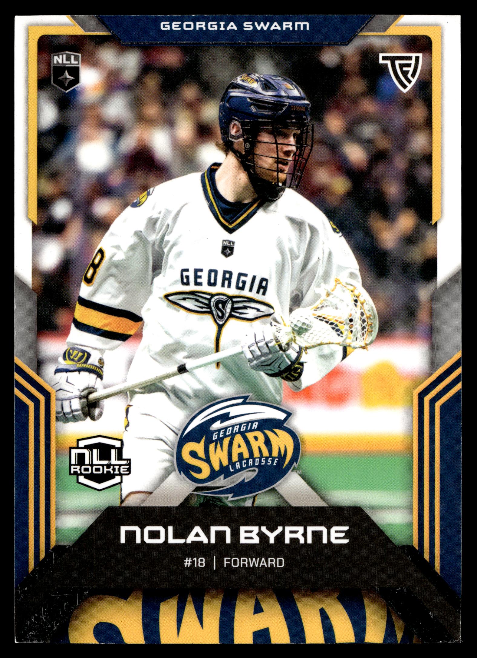 Nolan Byrne 2026 TFL NLL Elite Georgia Swarm Color Match #E23