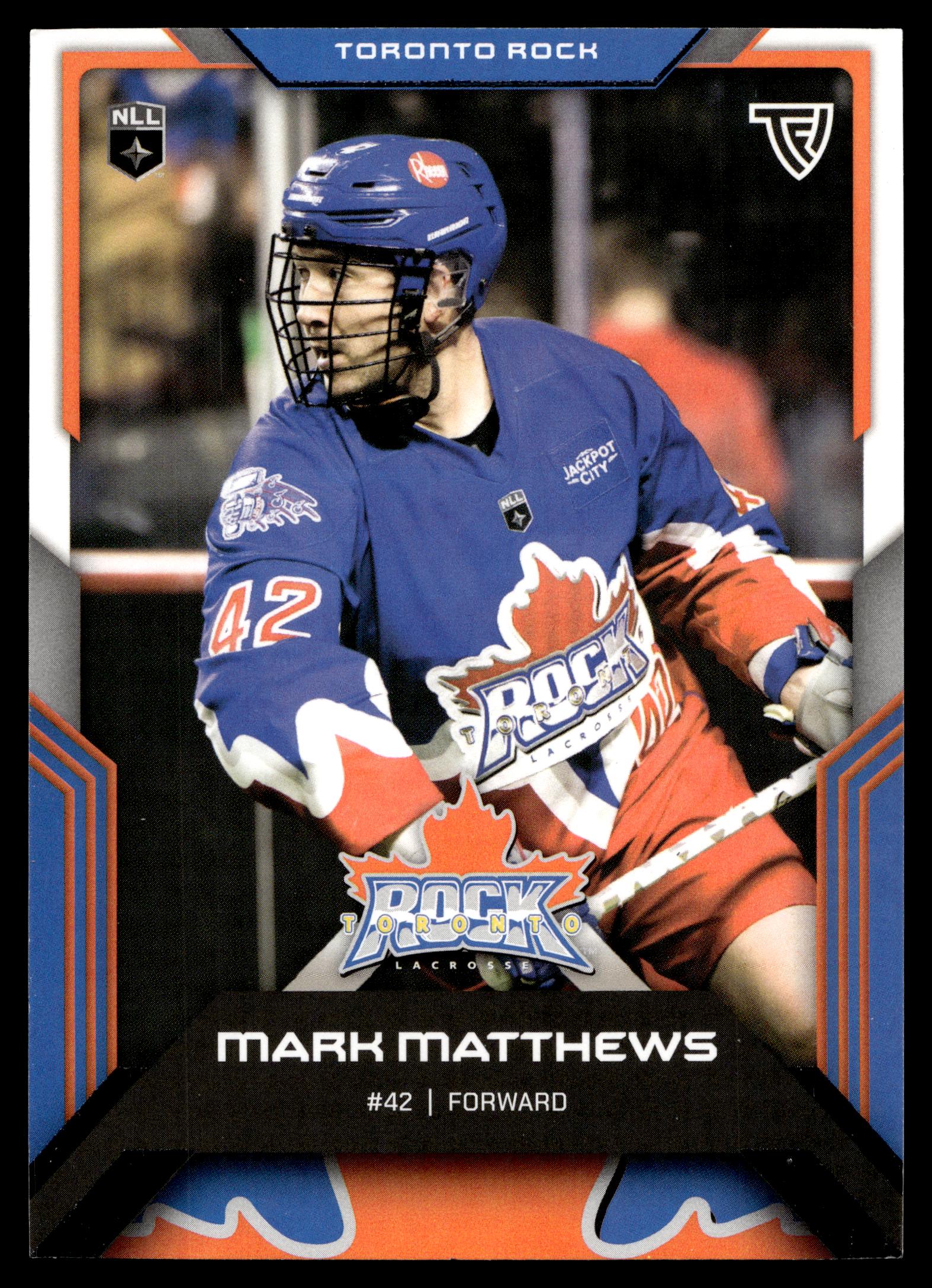 Mark Matthews 2026 TFL NLL Elite Toronto Rock Color Match #E24