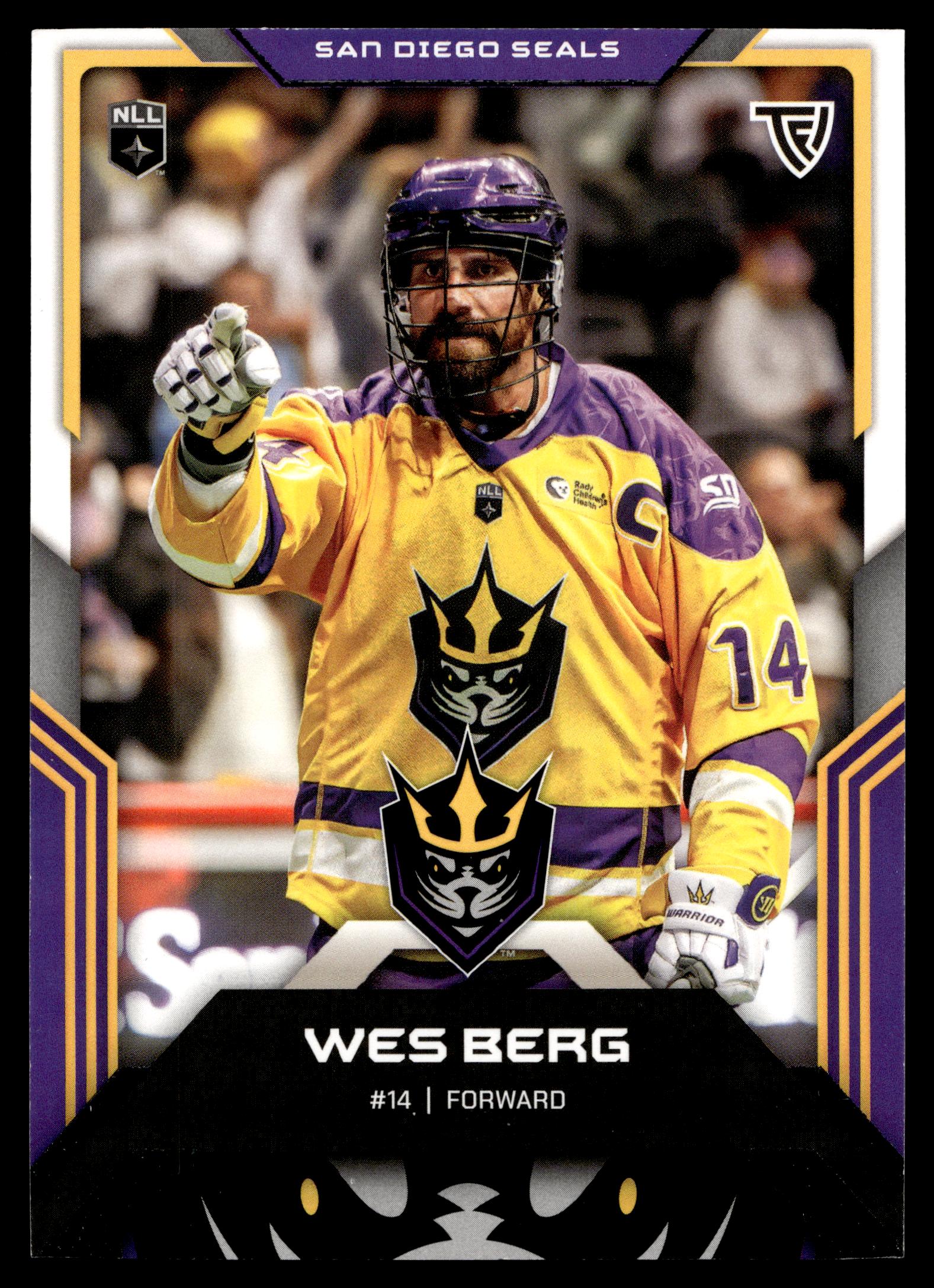 Wes Berg 2026 TFL NLL Elite San Diego Seals Color Match #E28