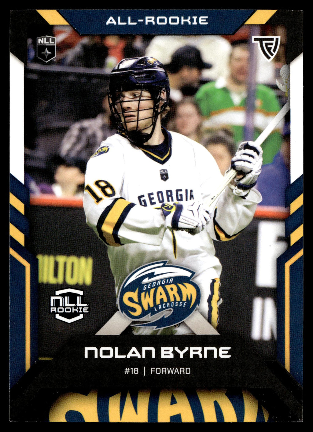 Nolan Byrne 2026 TFL NLL Elite Georgia Swarm Color Match #E48