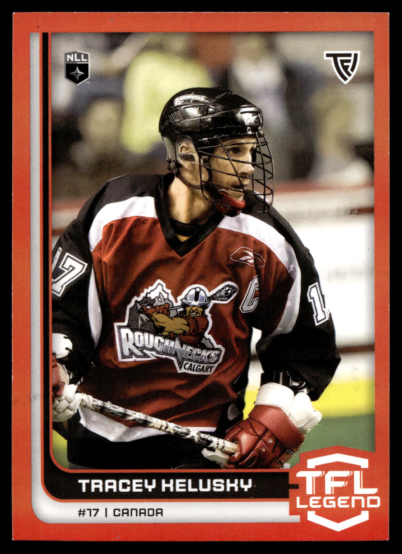 Tracey Kelusky 2026 TFL NLL Elite Calgary Roughnecks Color Match #E64