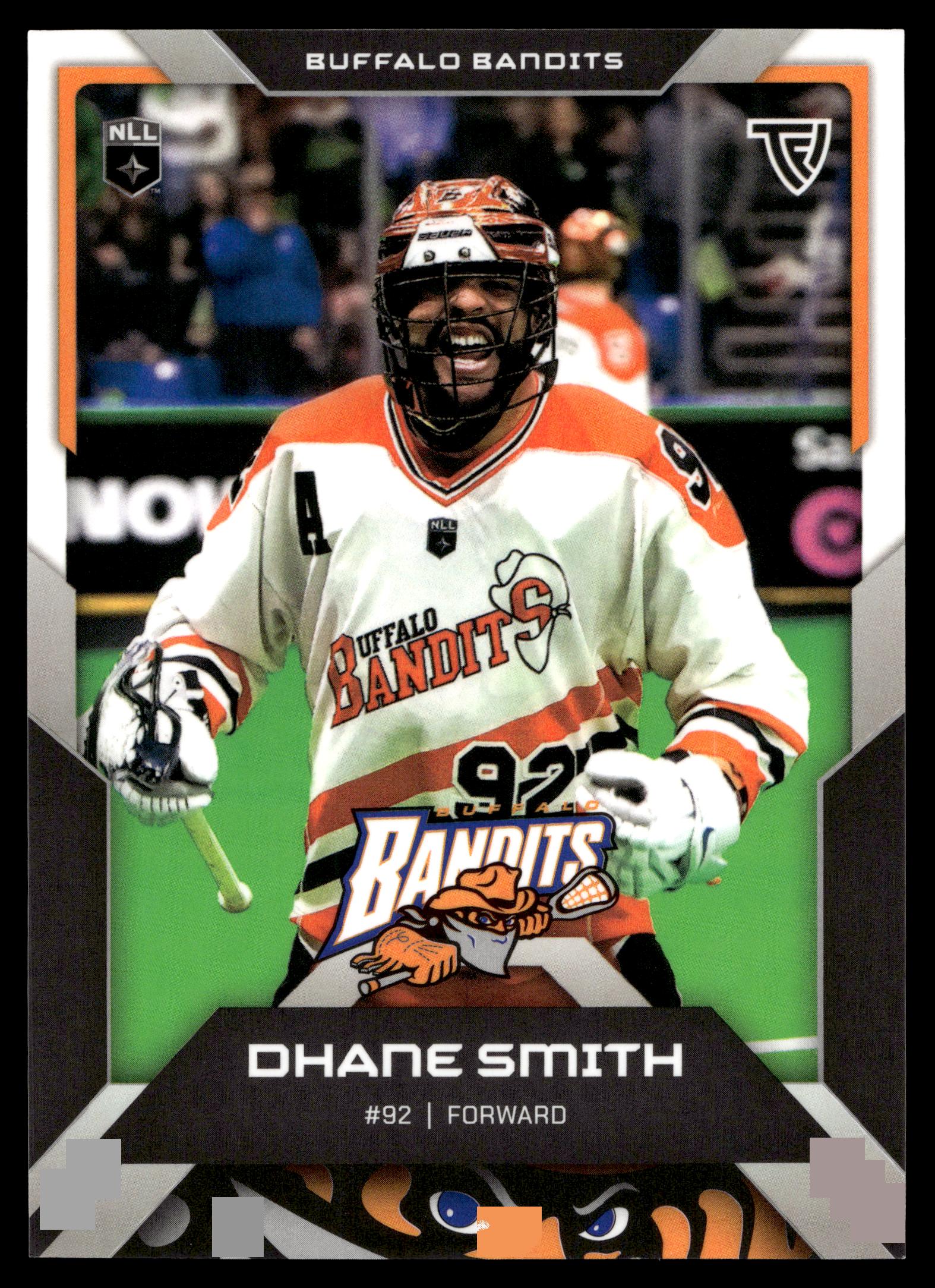 Dhane Smith 2026 TFLNLL Elite Buffalo Bandits Base Card #E3