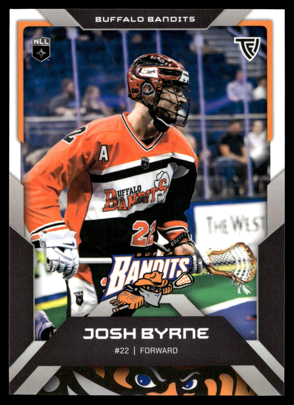 Josh Byrne 2026 TFLNLL Elite Buffalo Bandits Base Card #E14