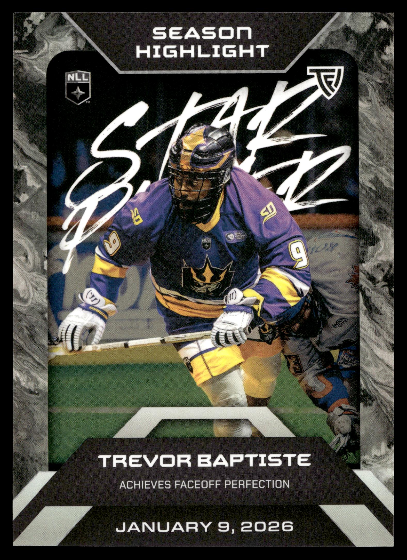 Trevor Baptiste 2026 TFLNLL Elite San Diego Seals Base Card #E36