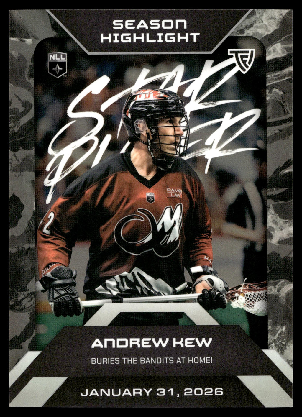 Andrew Kew 2026 TFLNLL Elite Colorado Mammoth Base Card #E37