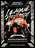 500th Regular Seasom Game 2026 TFLNLL Elite Buffalo Bandits Base Card #E39